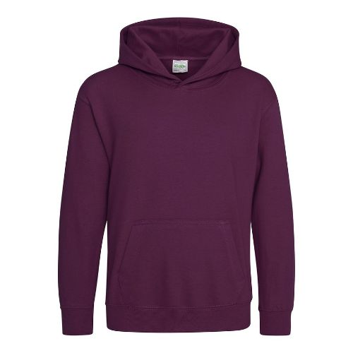 Awdis Just Hoods Kids Hoodie Plum